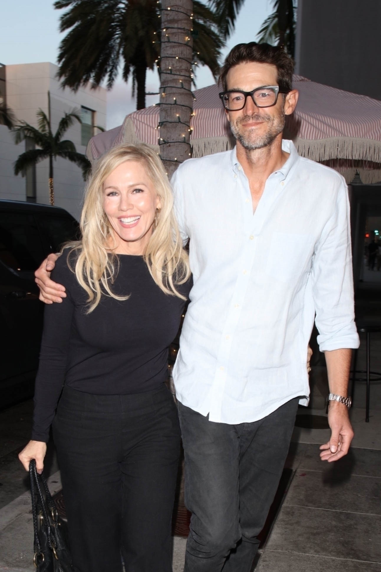 Jennie Garth celebrates the one year anniversary of her QVC line ME by Jennie Garth with husband Dave Abrams at The Hideaway in Beverly Hills, California.