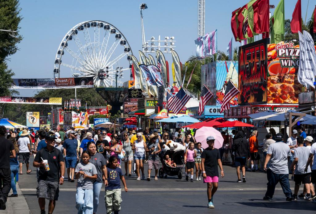 The Orange County Fair on Aug. 7. 