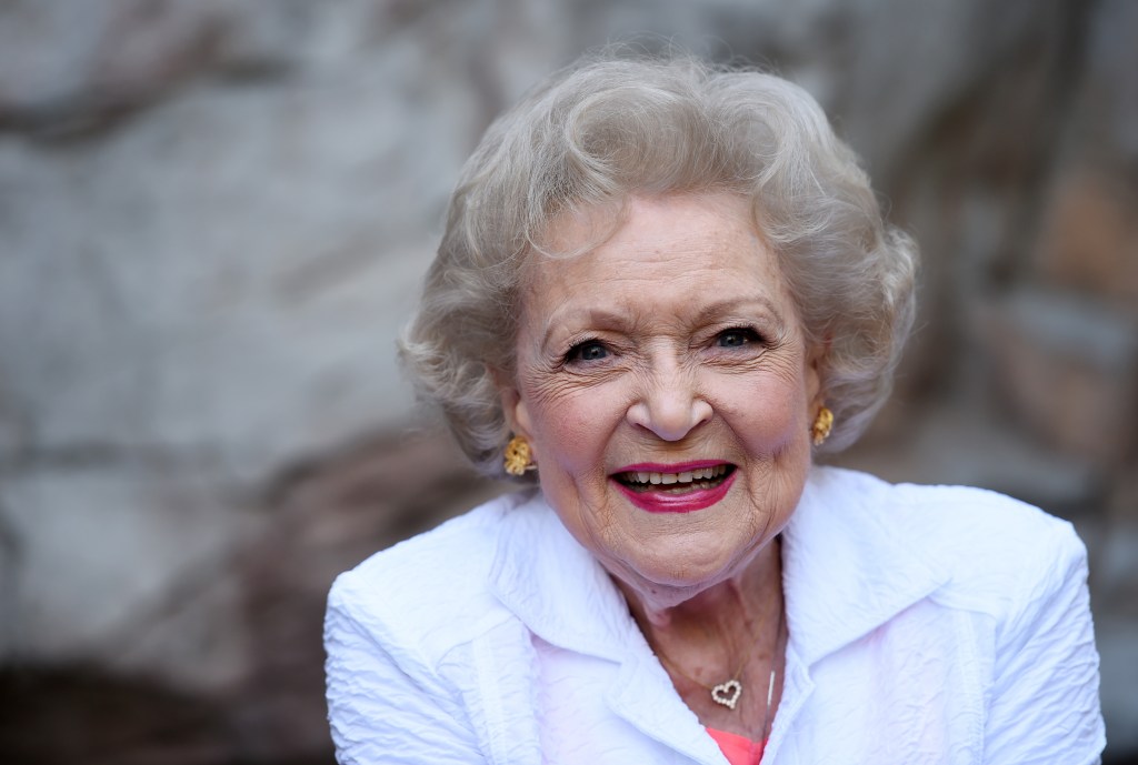 Betty White in 2015. 