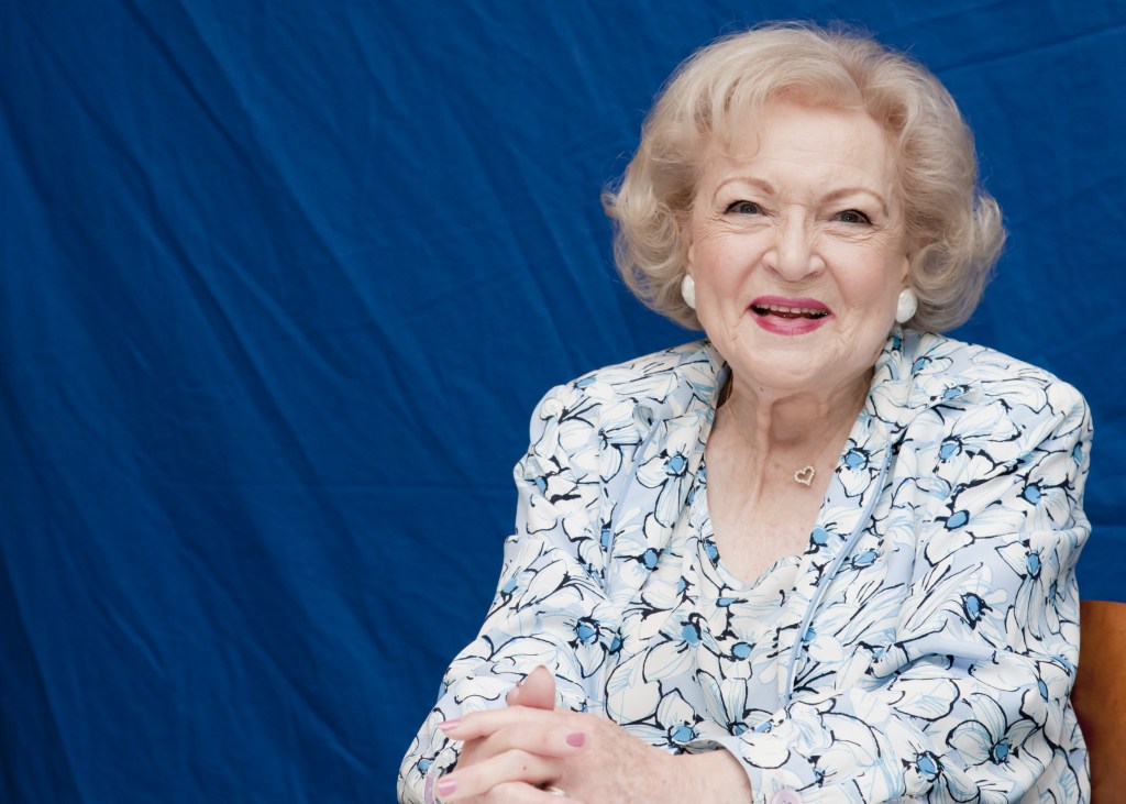 Betty White in 2012. 
