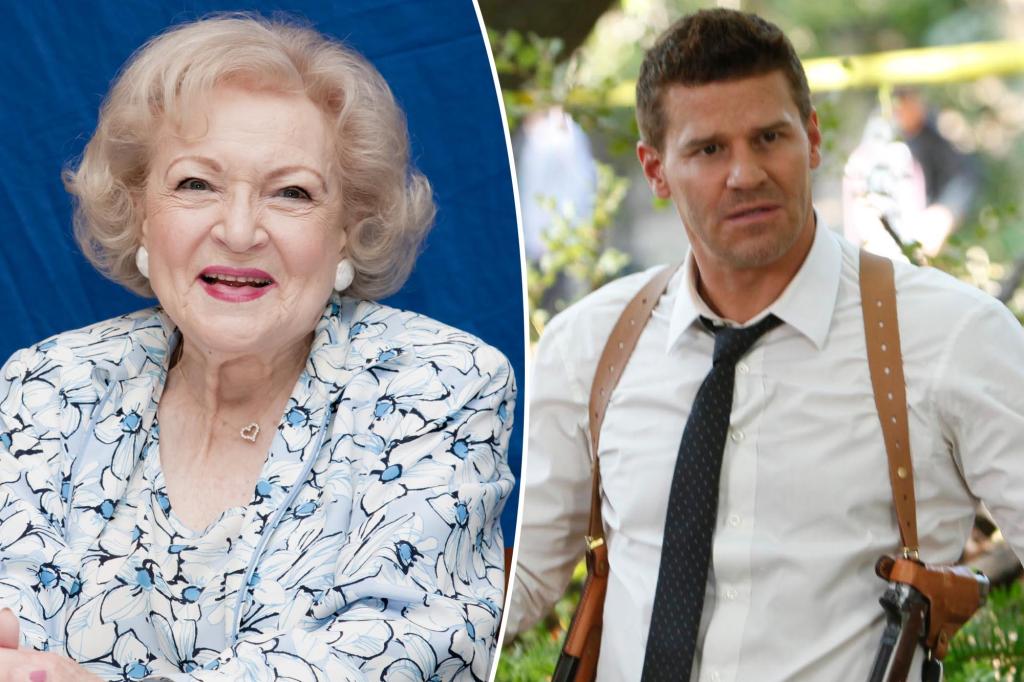 Betty White made shockingly lewd first impression on ‘Bones’ co-star David Boreanaz