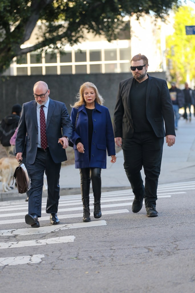 Weston Cage, son of Nicolas Cage, appeared in court with a woman believed to be the mother of his wife, Hila. 
