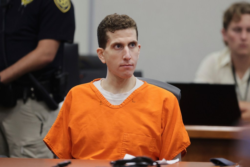 Bryan Kohberger at his sentencing hearing.