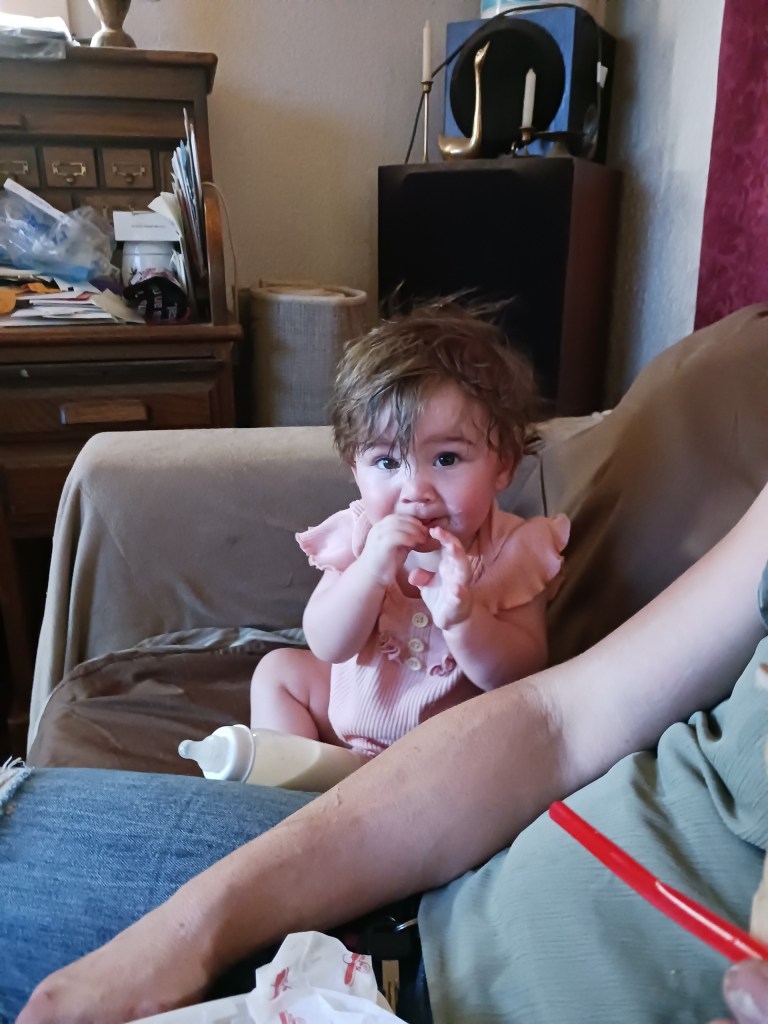 Photo of Sandra McCarty, an eight-month-old infant.