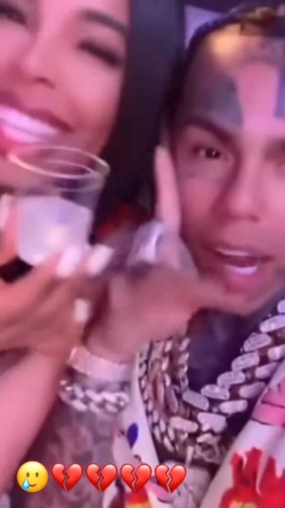 Influencer Ariela La Langosta and rapper Tekashi 6ix9ine.