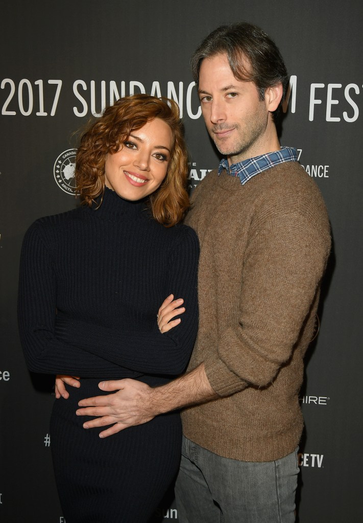 Aubrey Plaza and Jeff Baena in January 2017