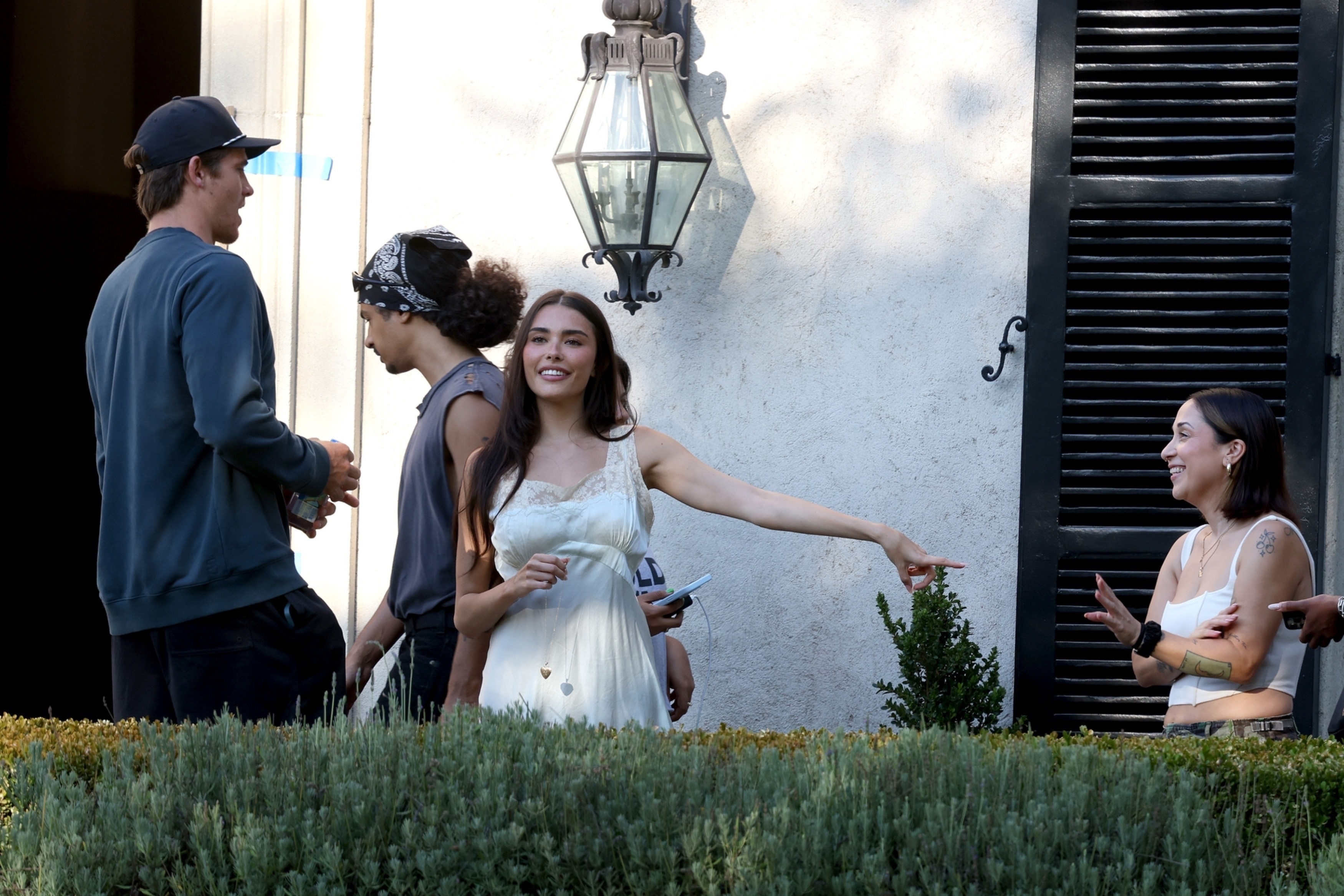 Justin Herbert and Madison Beer in LA in August 2025