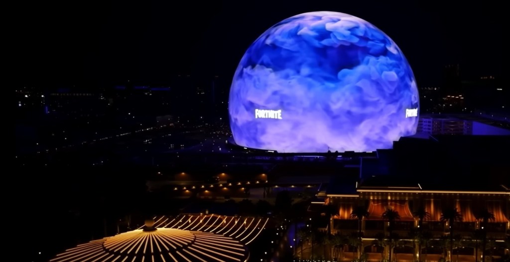 Fortnite Las Vegas Sphere