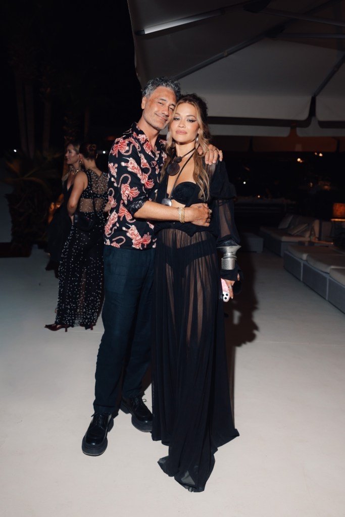 Taika Waititi celebrates his 50th birthday with Rita Ora and friends in Ibiza, Spain.