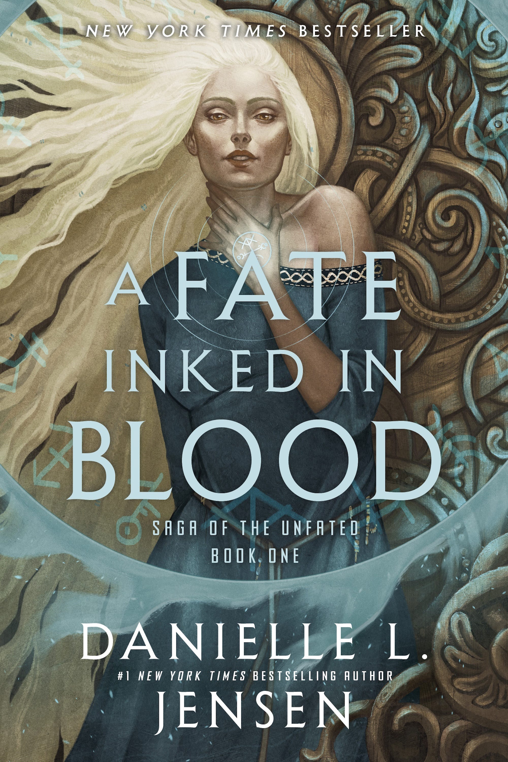 The cover of "A Fate Inked in Blood" by Danielle L. Jensen.