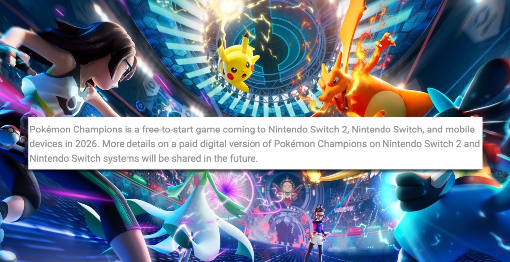 Pokémon Champions Free-to-Play Version
