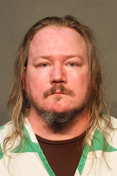 This booking photo provided by the Des Moines, Iowa, Polk County Sheriff's Office shows Sean Gardner on Thursday, Aug. 14, 2025. 