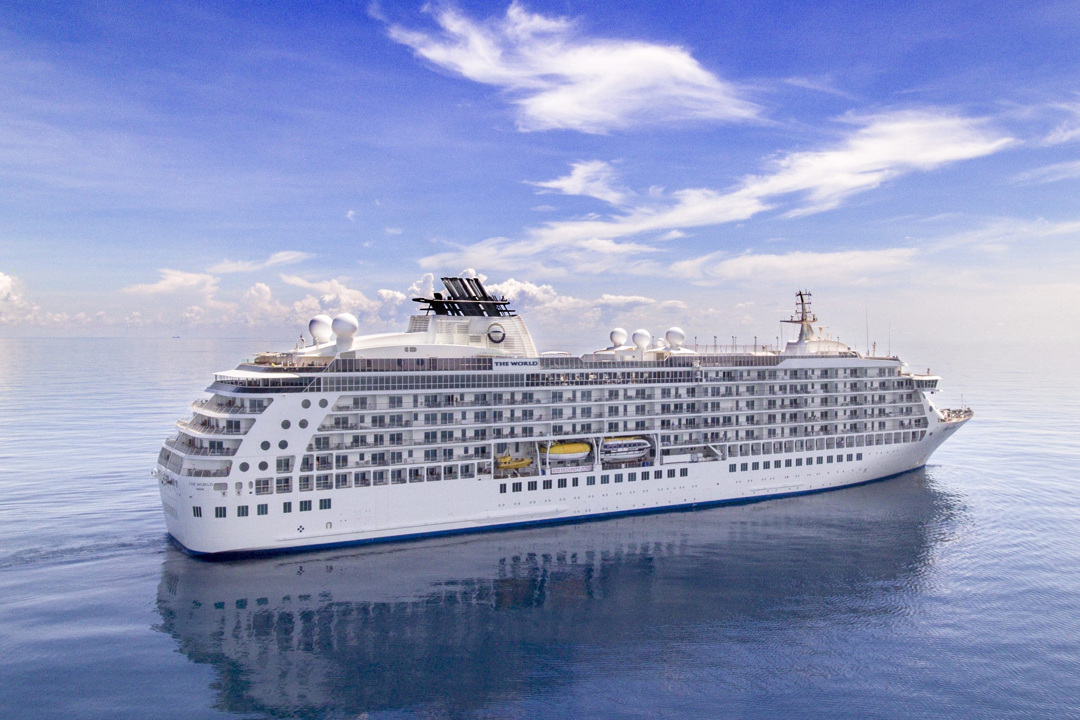 The World Residences at Sea.