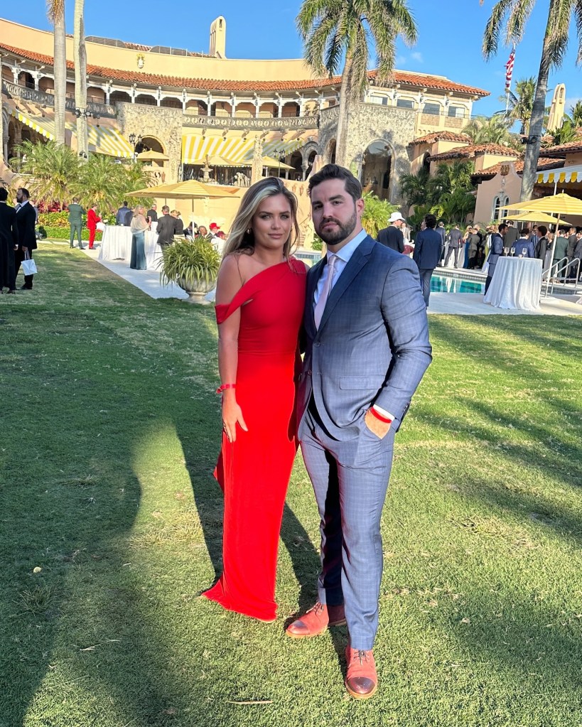 Martha Nolan and Nicholas DiRubio at an outdoor event.
