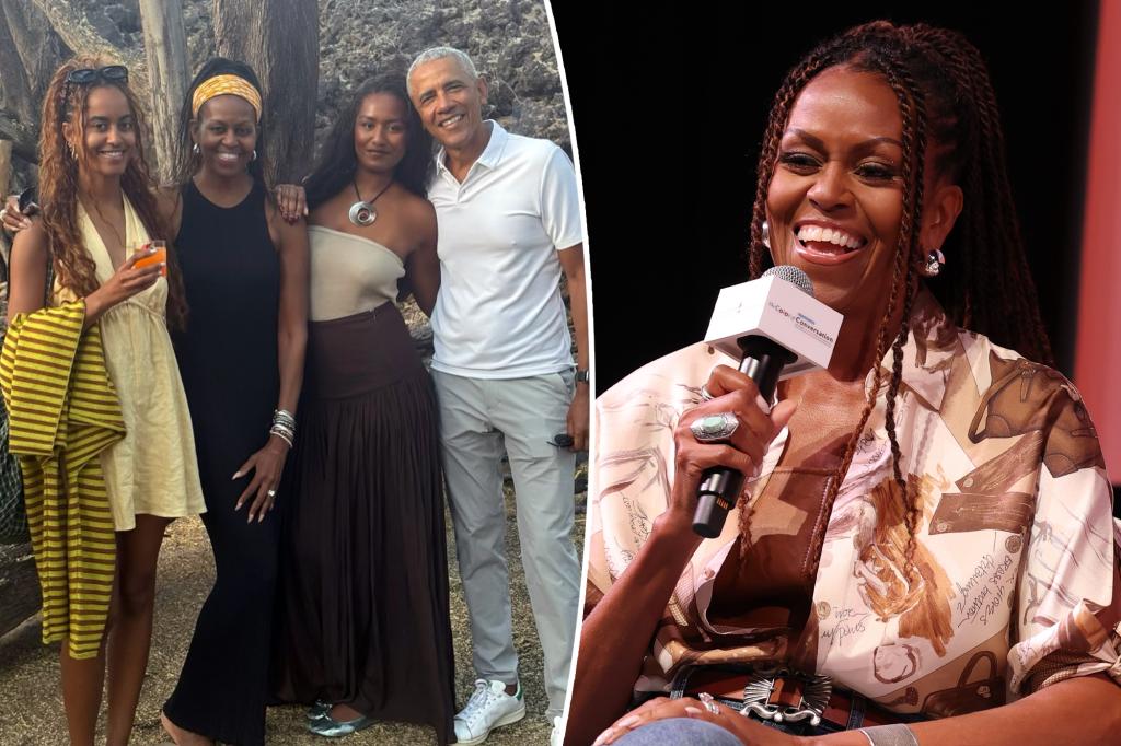 Michelle Obama reveals which daughter Barack found more ‘difficult’ to raise