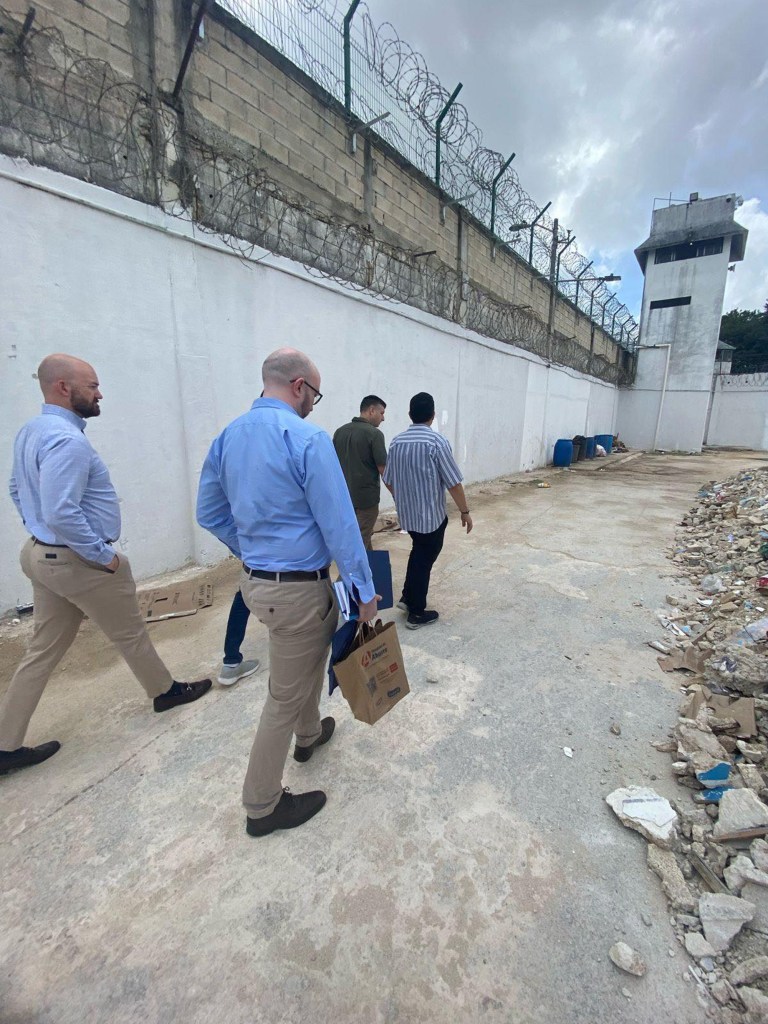  Congressman Tom Barrett going to the Cancun prison.