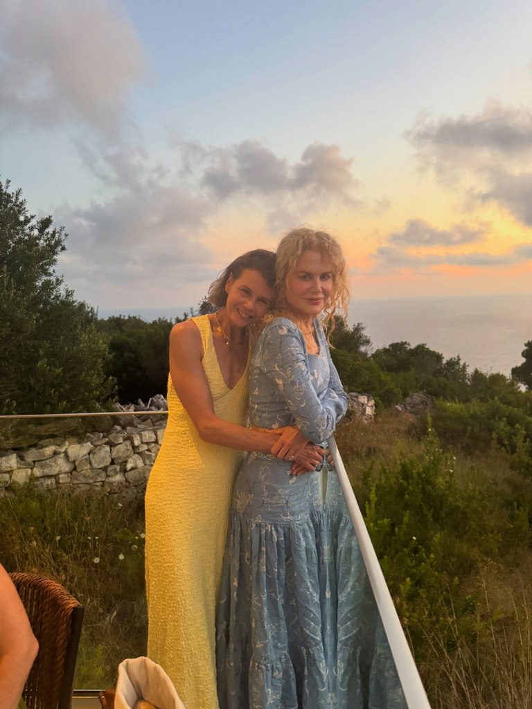 Nicole Kidman and Antonia Kidman on a family vacation.