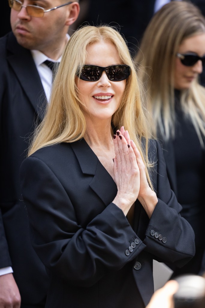 Nicole Kidman attends the Balenciaga Haute Couture Fall/Winter 2025/2026 show 