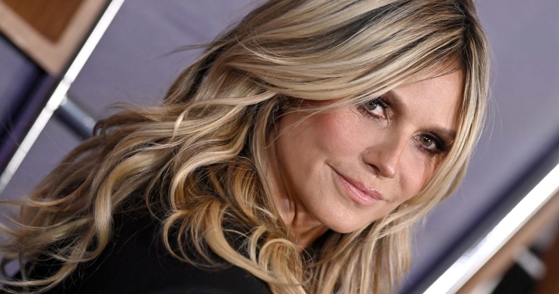 Heidi Klum Wore A Sheer Gown On ‘The Devil Wears Prada 2’ Set