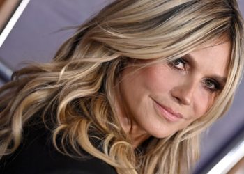 Heidi Klum Wore A Sheer Gown On ‘The Devil Wears Prada 2’ Set