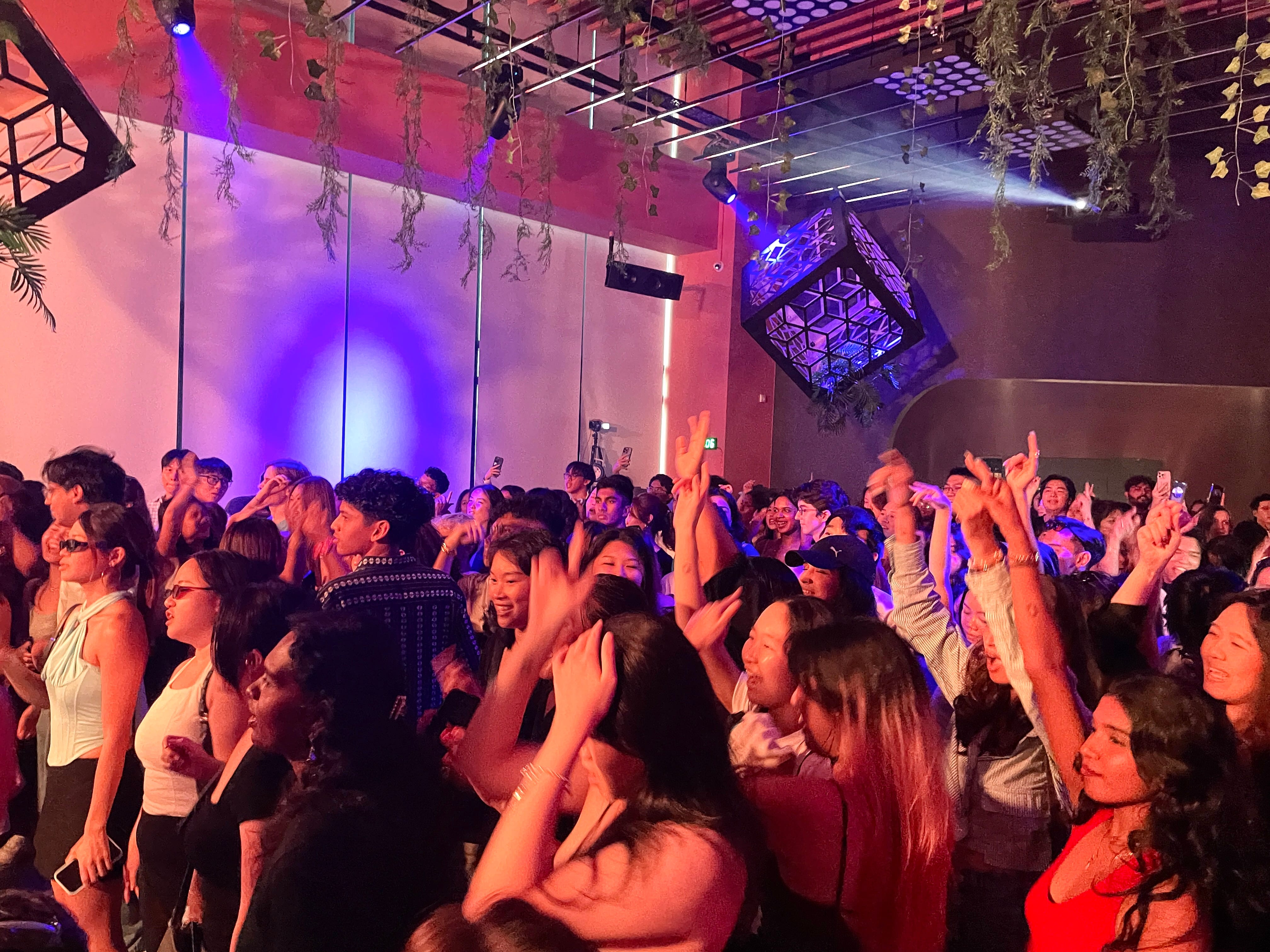 A mix of Gen Zers and millennials danced to tunes by Bad Bunny, Tyla, and other artists.