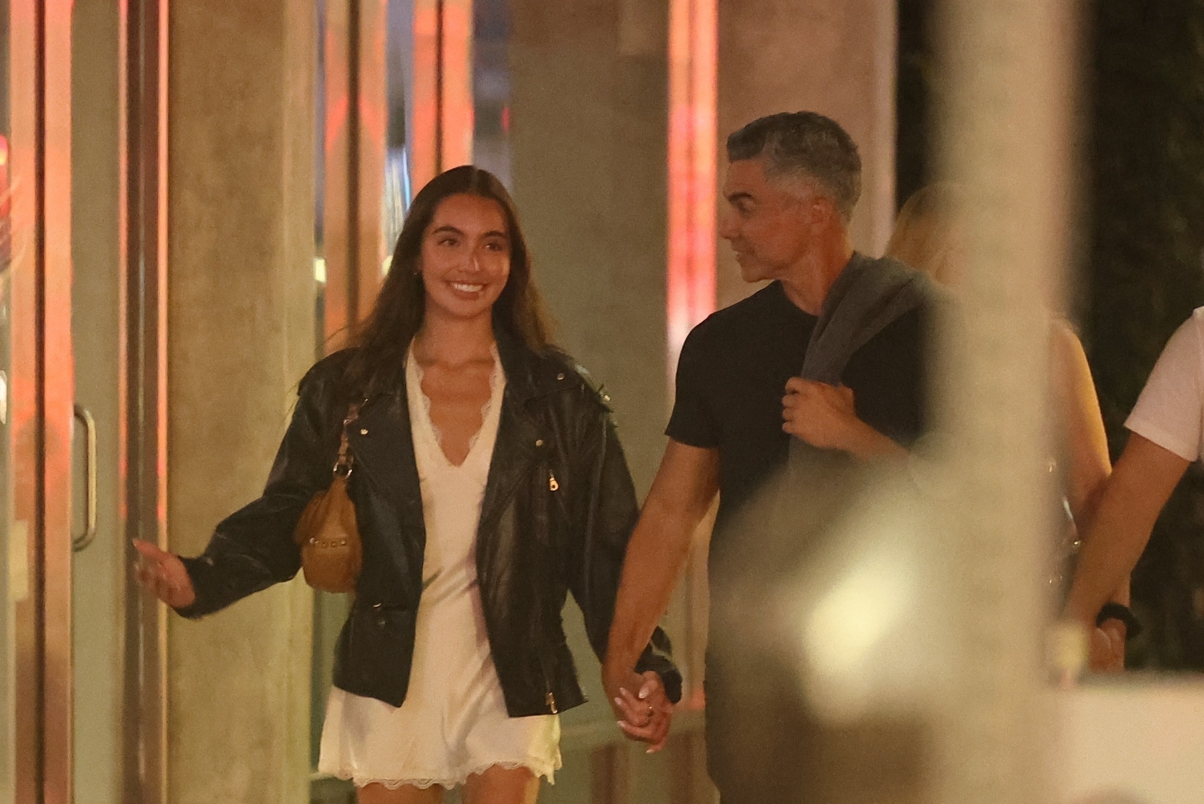 Cash Warren and Hana Sun Doerr in Beverly Hills. 