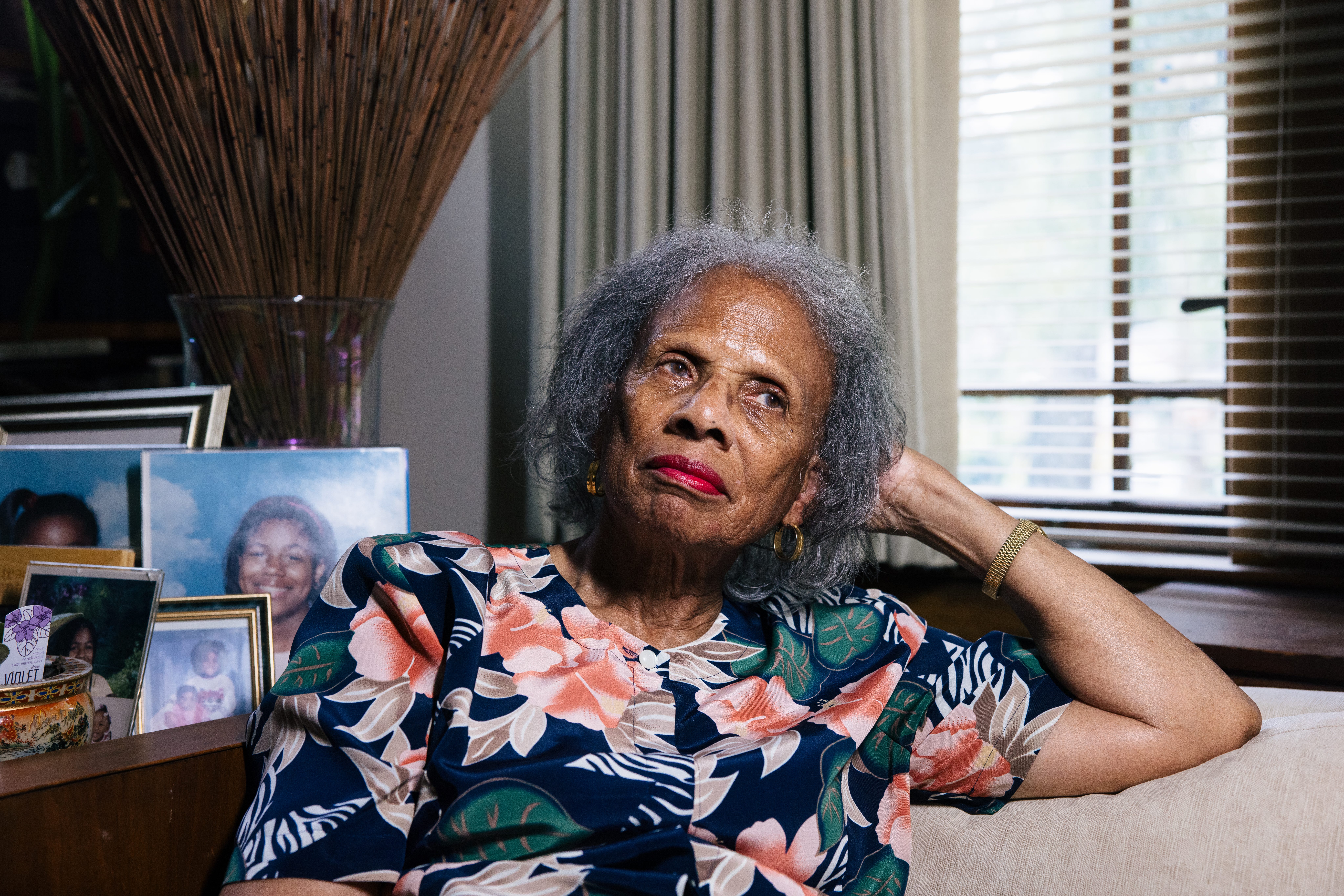 Pat Fagin Scott, 85, at her home