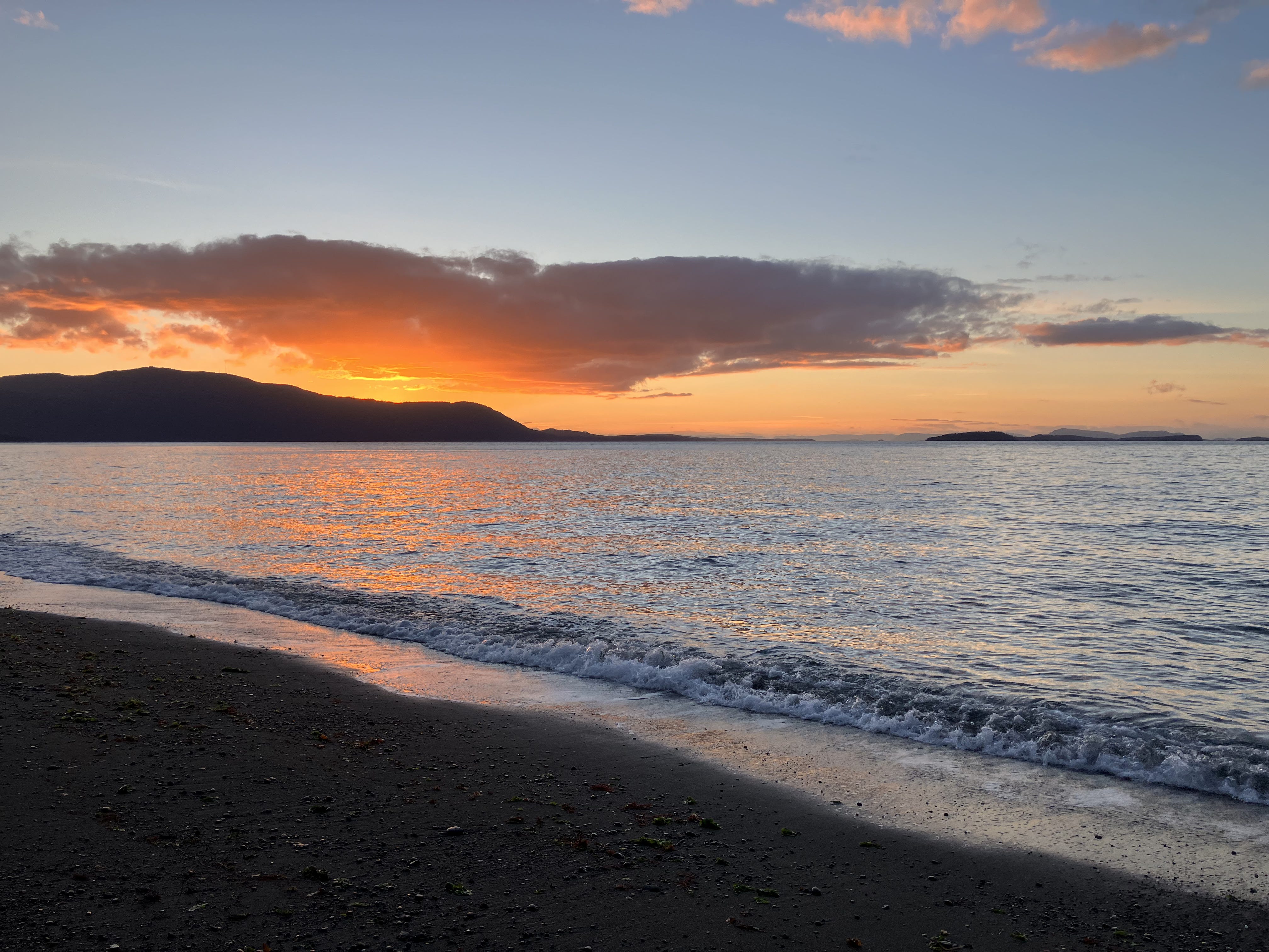 sunset on beach