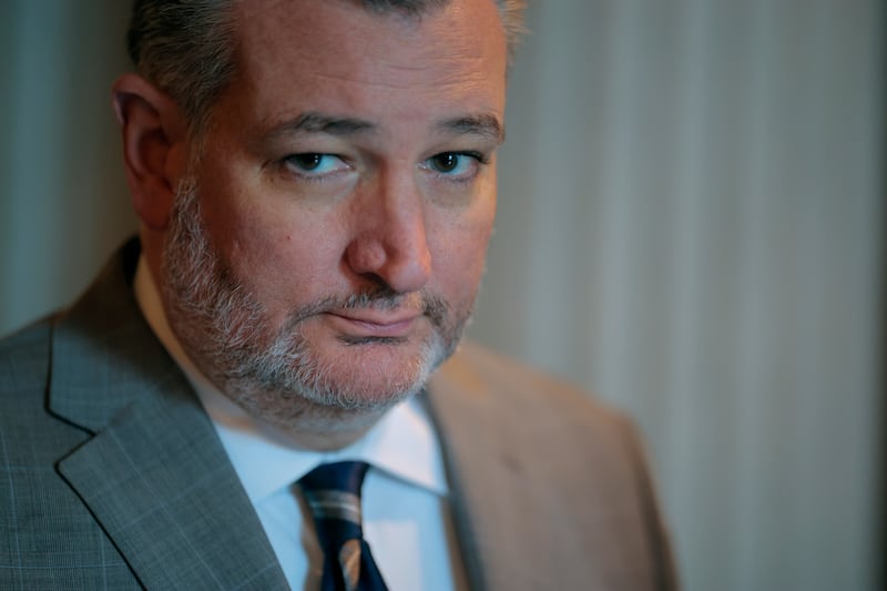 WASHINGTON, DC - AUGUST 01: Sen. Ted Cruz (R-TX) leaves the Senate Chamber following a vote at the U.S. Capitol on August 01, 2025 in Washington, DC. Senate Majority Leader John Thune (R-SD), Senate Minority Leader Charles Schumer (D-NY) and White House officials are negotiating a way forward with nominations and appropriations bills ahead of the Congressional August recess. (Photo by Chip Somodevilla/Getty Images)