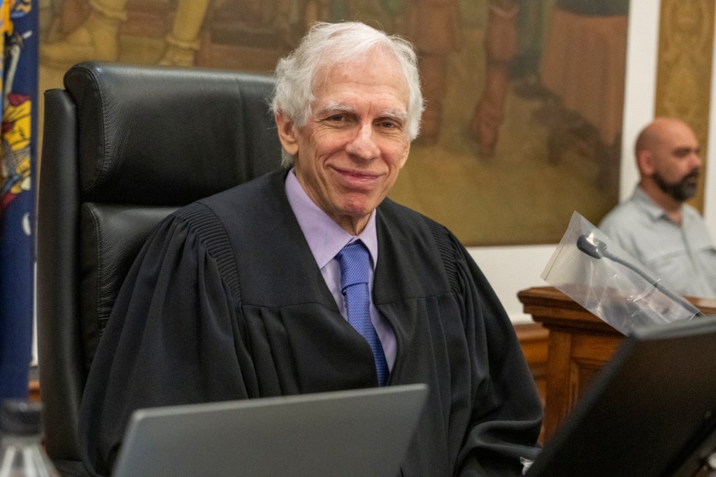 Judge Arthur Engoron at Donald Trump's fraud trial.