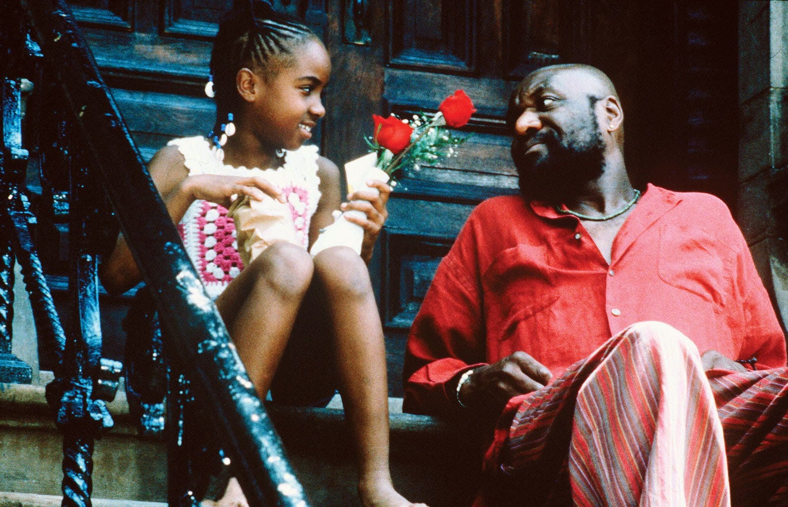 Zelda Harris and Delroy Lindo in "Crooklyn."