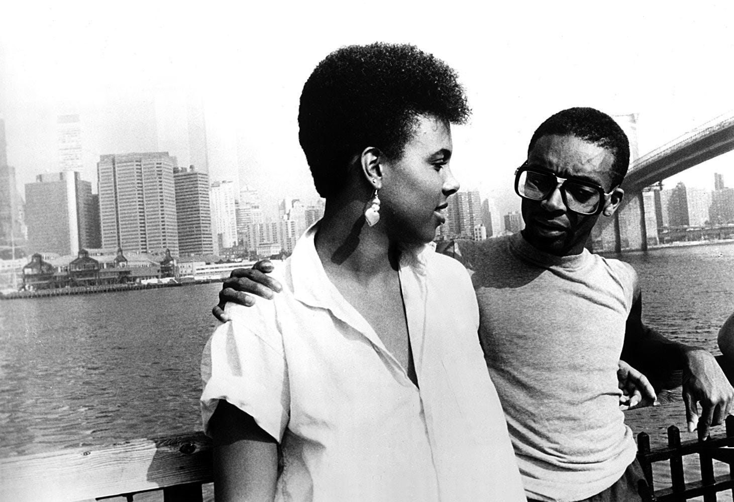 Tracy Camilla Johns and Spike Lee in 