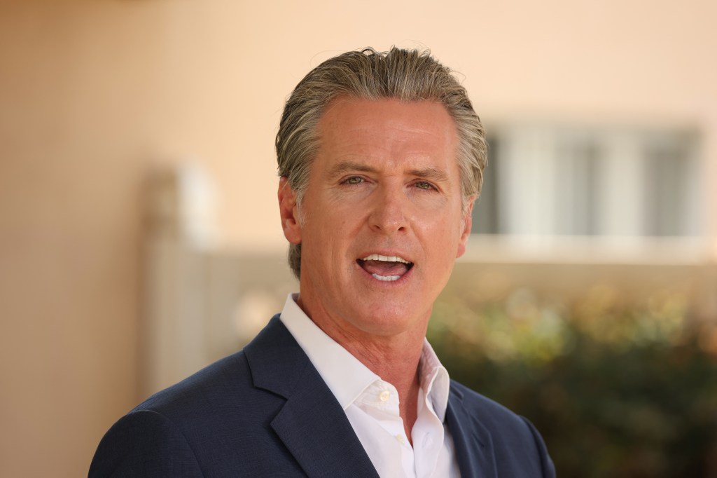 Headshot of Gavin Newsom.