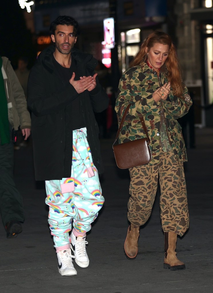 New Jersey, NJ  - **FILE PHOTOS** Archived images from January 2024 show Blake Lively and Justin Baldoni on the set of It Ends With Us in New Jersey.
