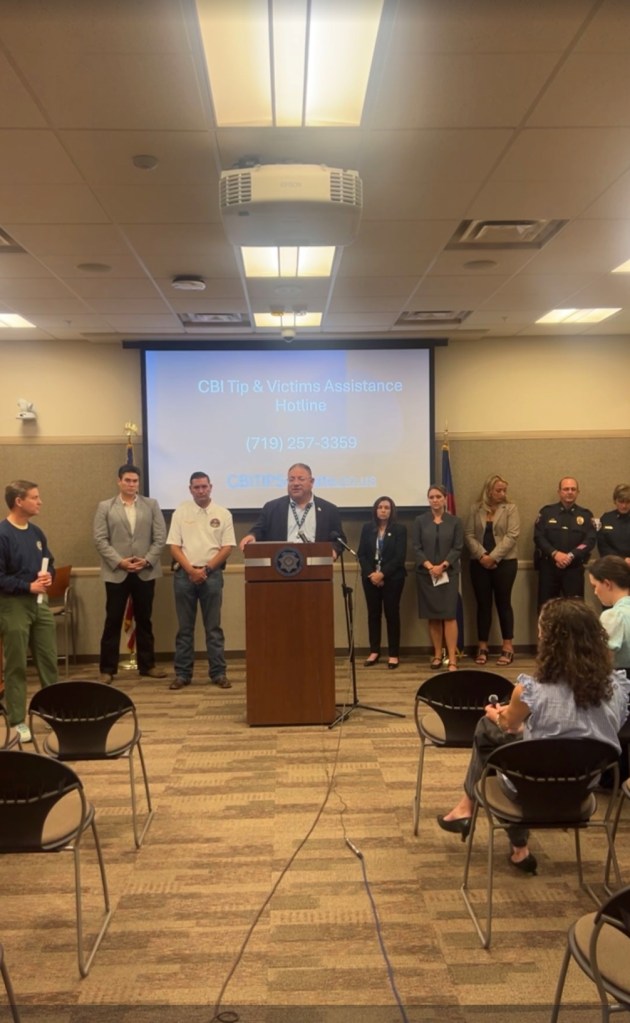 Press conference on investigation of Colorado funeral home.