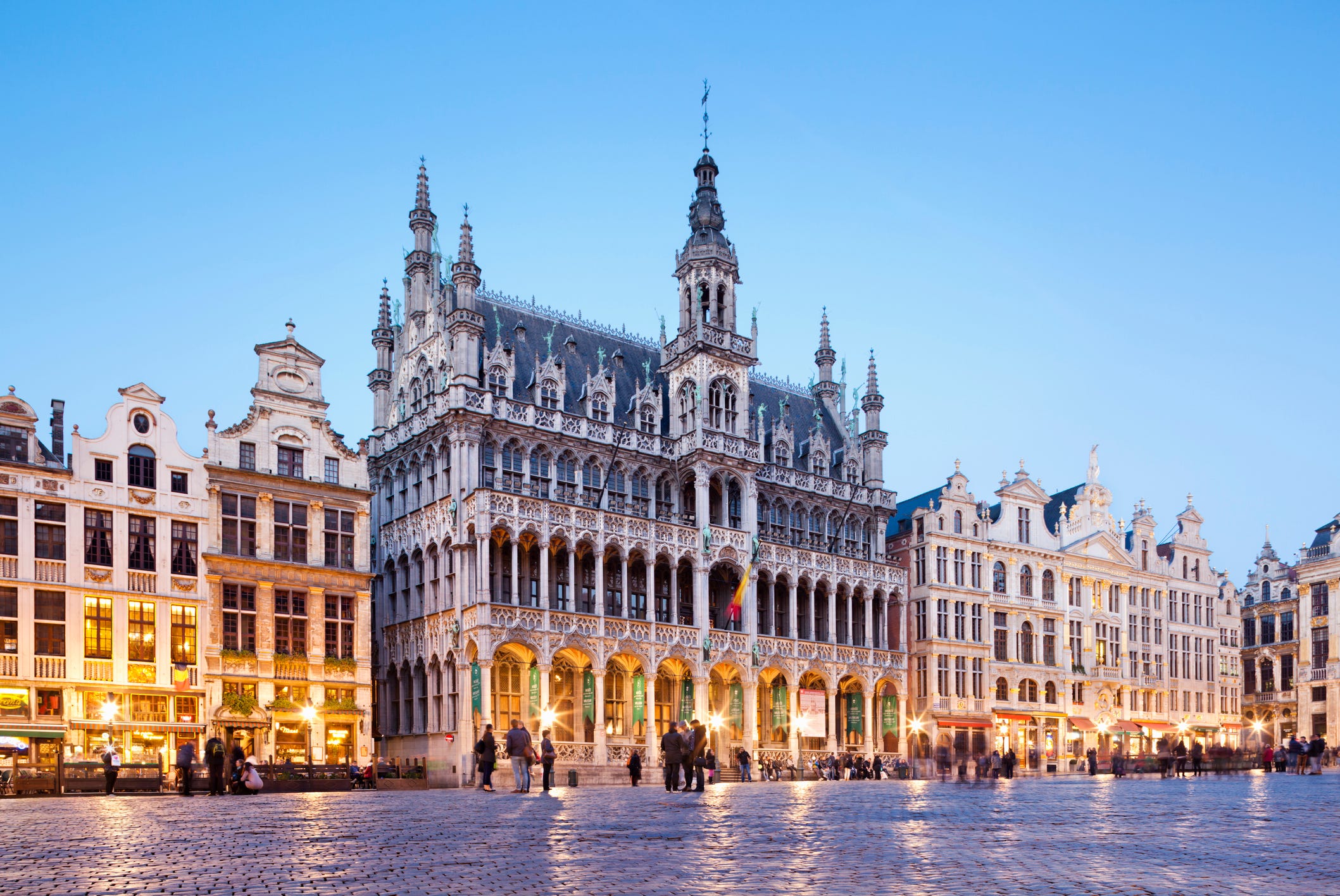La Grand-Place, a UNESCO World Heritage Site, in Brussels, Belgium.