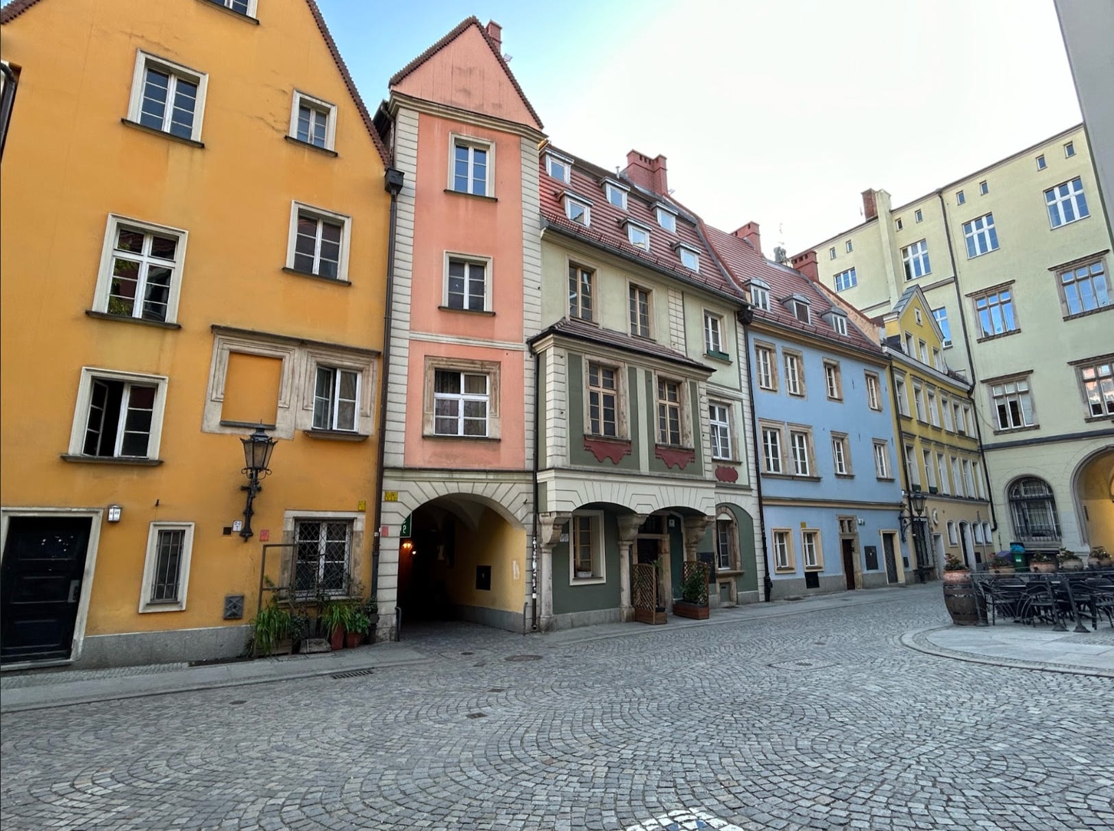 The streets of Wroclaw, Poland.