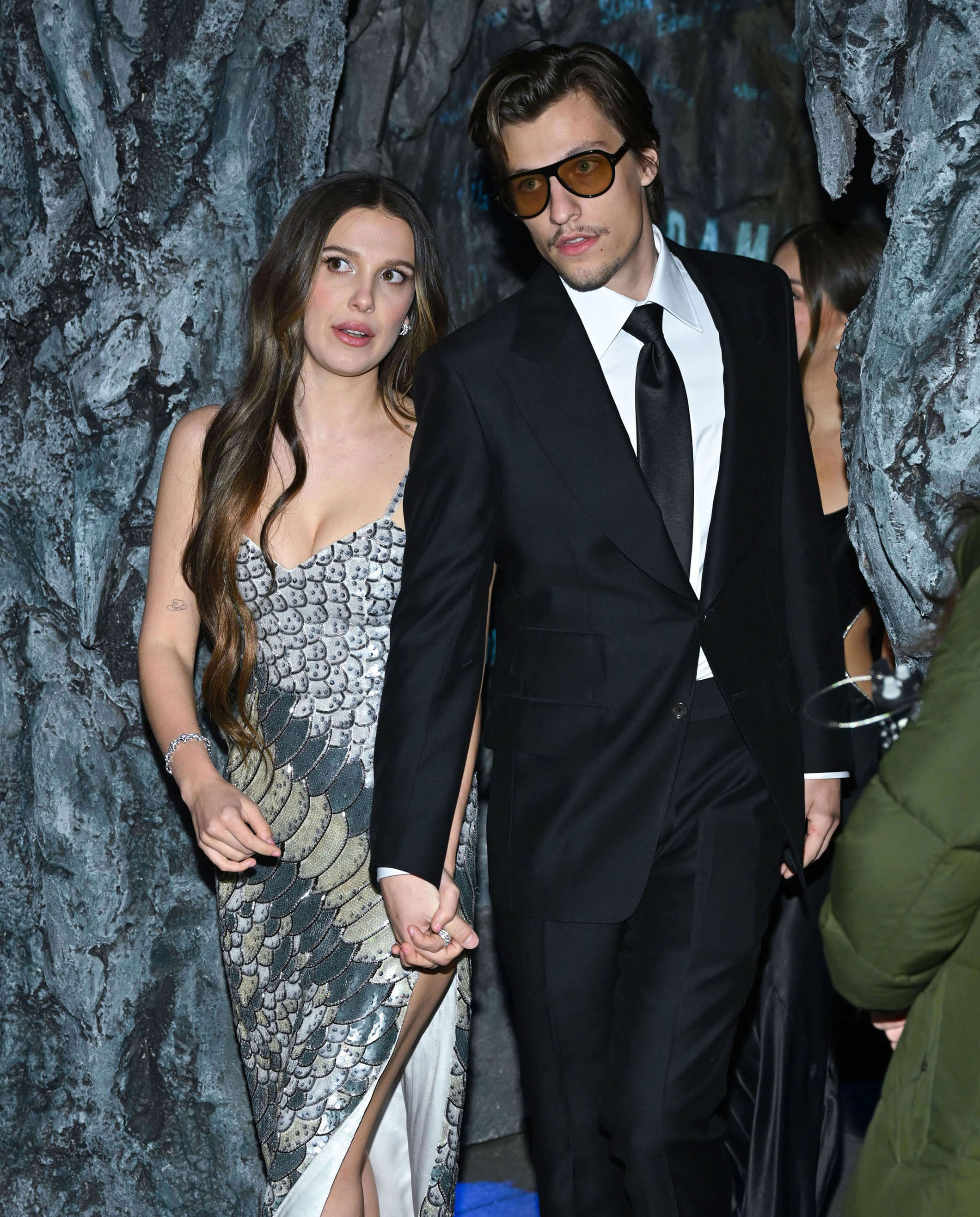 Millie Bobby Brown and Jake Bongiovi.