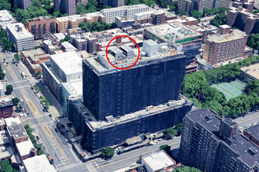 Cooling towers of NYC Health + Hospitals/Harlem,