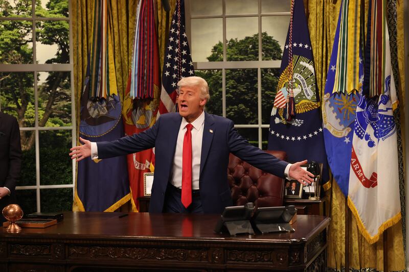 James Austin Johnson as Donald Trump