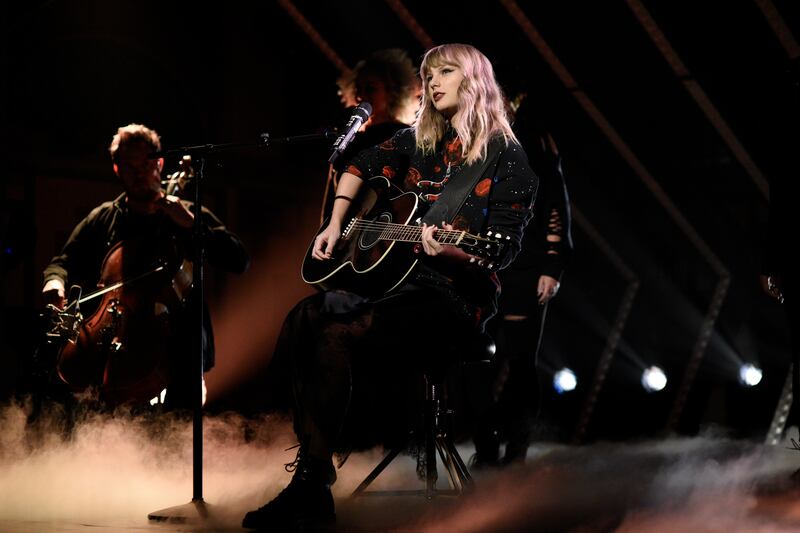 Musial Guest Taylor Swift performs "Call It What You Want" in Studio 8H on Saturday, November 11, 2017