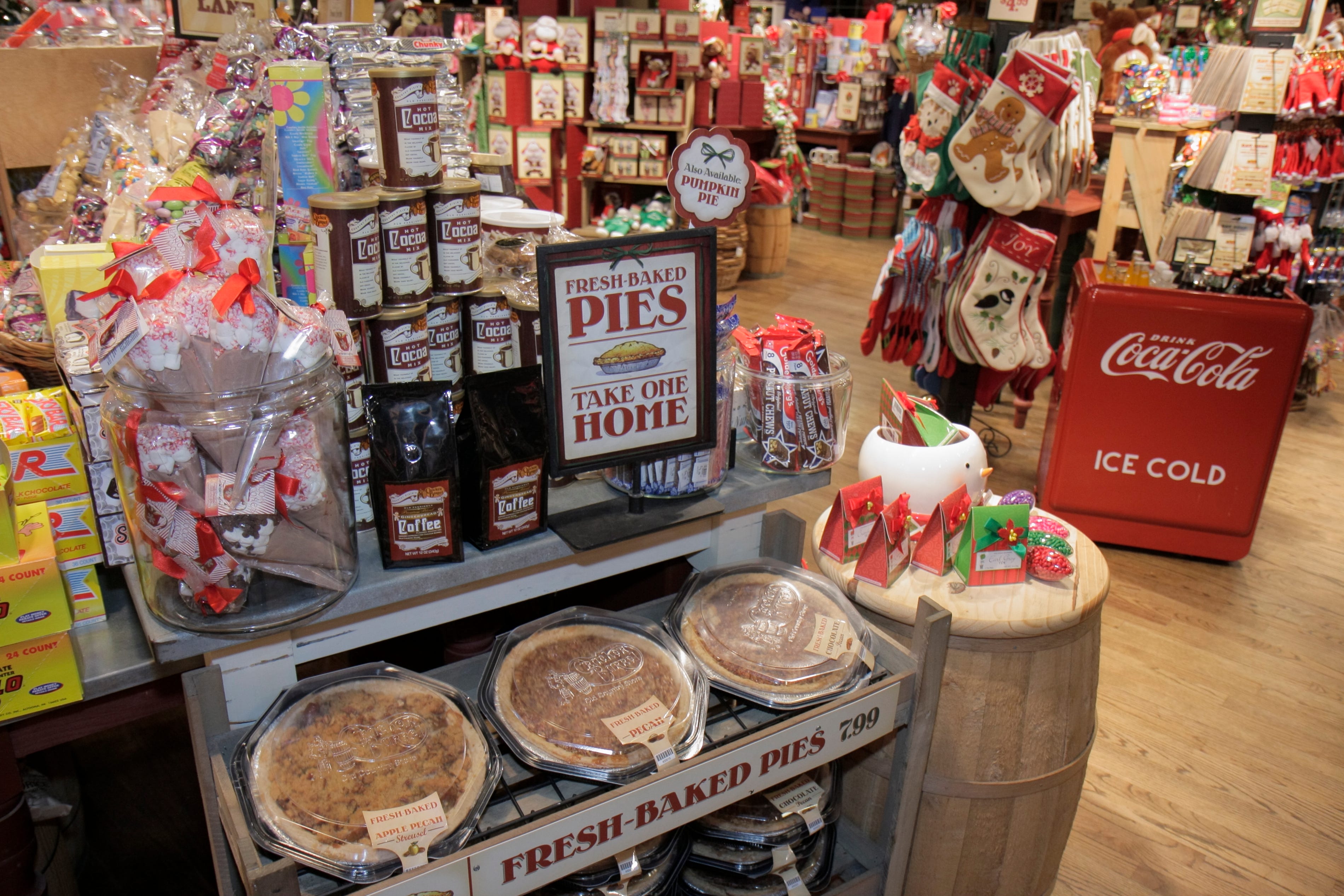 A Cracker Barrel store is pictured.