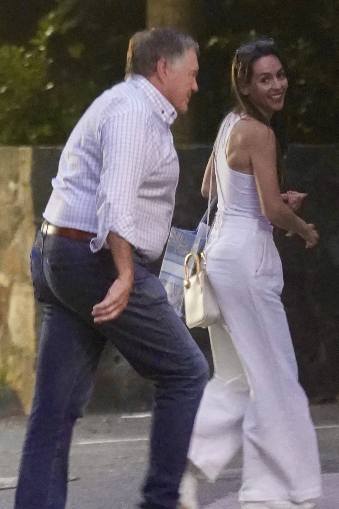 *EXCLUSIVE* Chapel Hill, NC **WEB MUST CALL FOR PRICING** Bill Belichick and Jordon Hudson were all smiles as they held hands in Chapel Hill  marking their first public outing since the headline-making Nantucket drama with his ex, Linda Holliday. The couple enjoyed a dinner date at The Statehouse, where Jordan was seen wearing a ring on that finger, adding fuel to engagement rumors.

