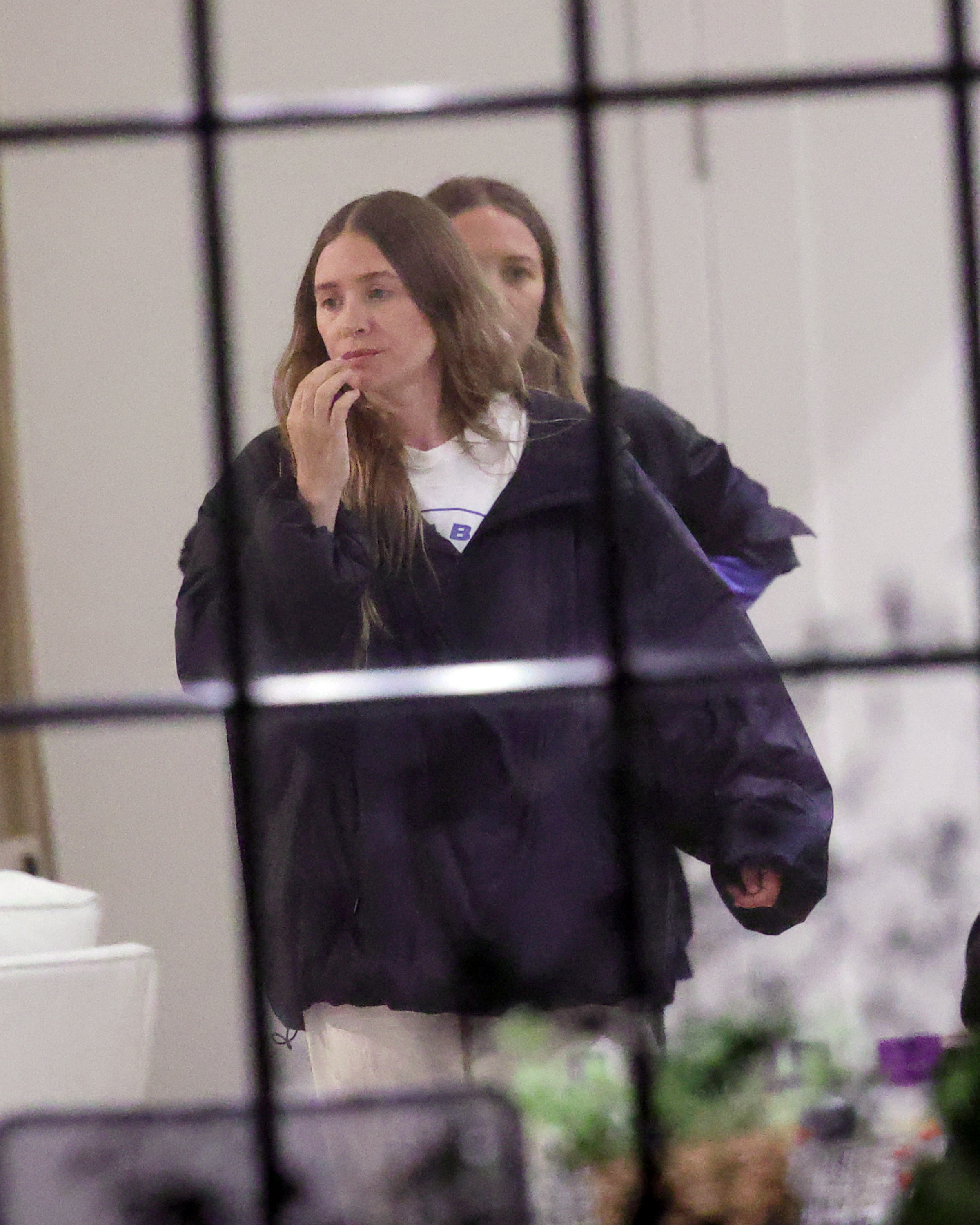 Mary-Kate and Ashley Olsen at The Row store. 