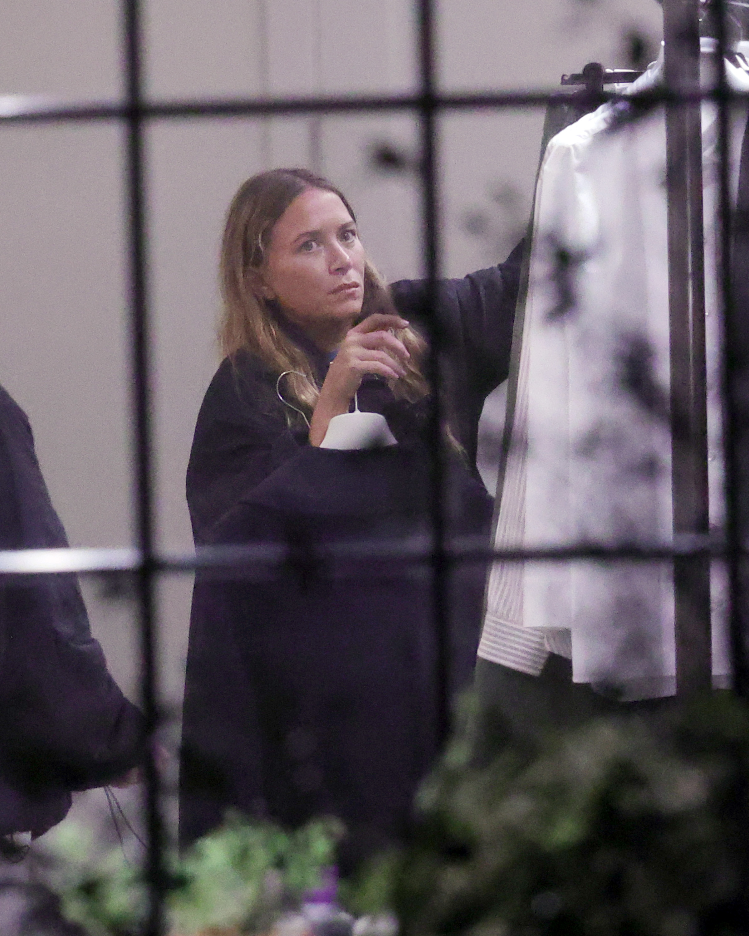 Mary-Kate and Ashley Olsen in their Hamptons The Row store. 