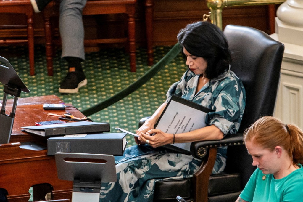 Texas Democratic state Sen. Carol Alvarado had a catheter inserted and attaching a urine bag to herself to filibuster a Republican-led redistricting bill.