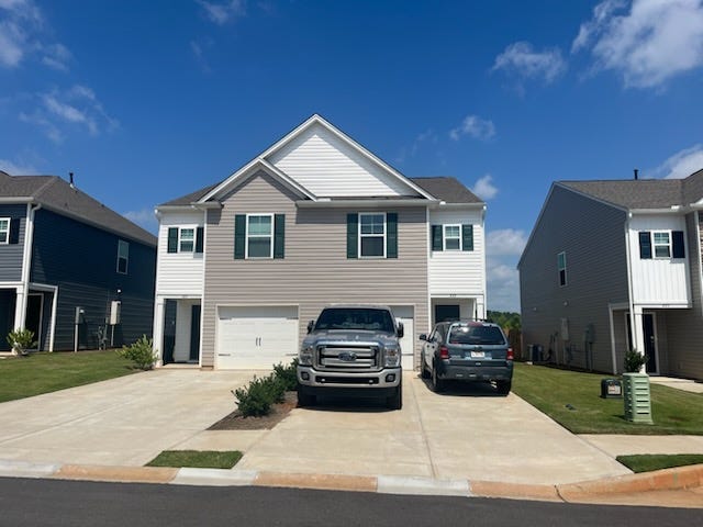 The exterior of a townhome in South Carolina.