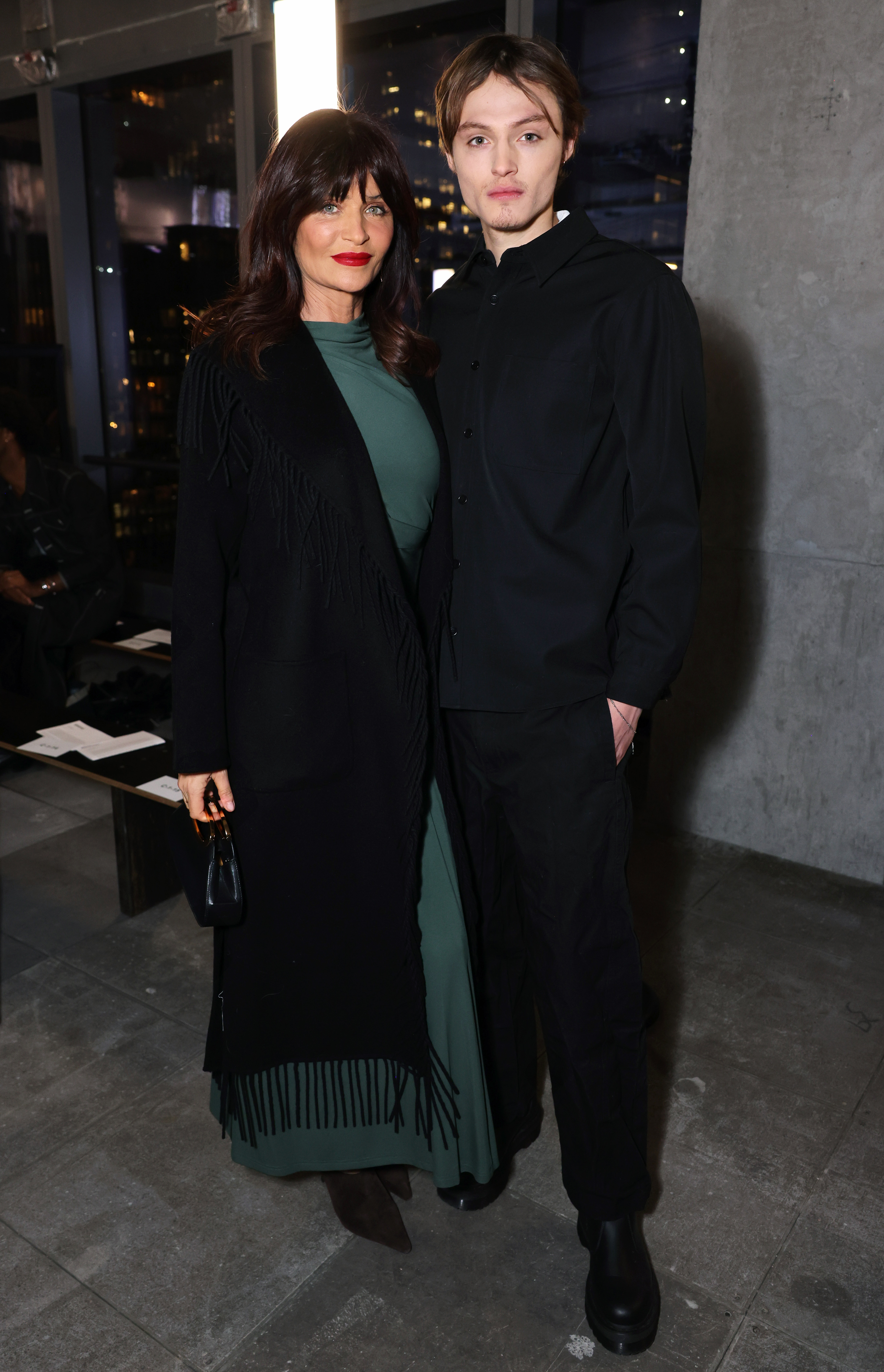 Helena Christensen and Mingus Lucien Reedus in 2025