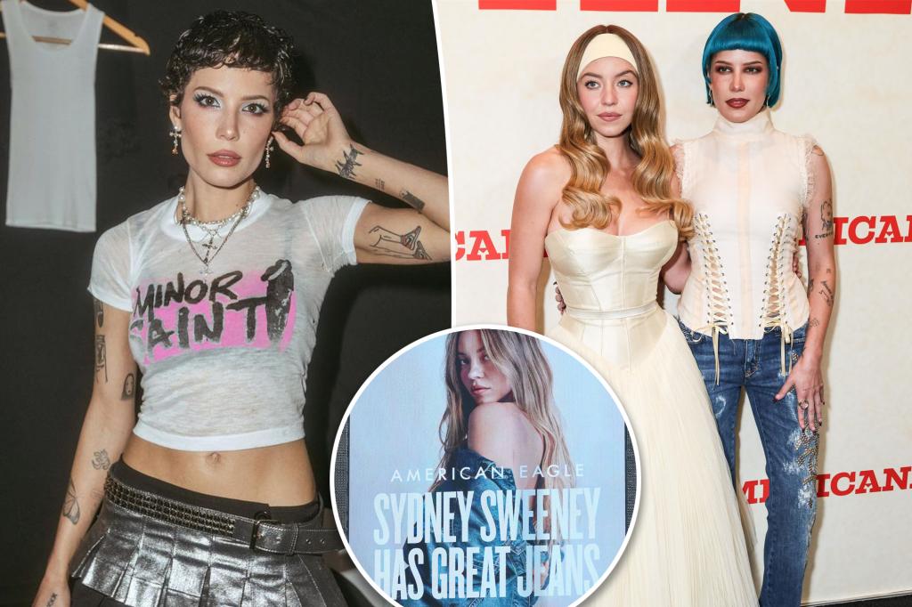 Sydney Sweeney’s ‘Americana’ co-star Halsey slams fans who boycotted film over ‘denim bulls–t’