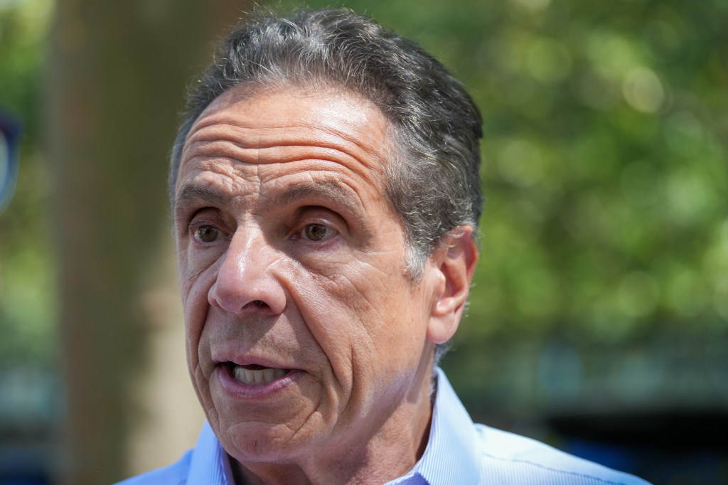 Headshot of Andrew Cuomo, NYC mayoral candidate.